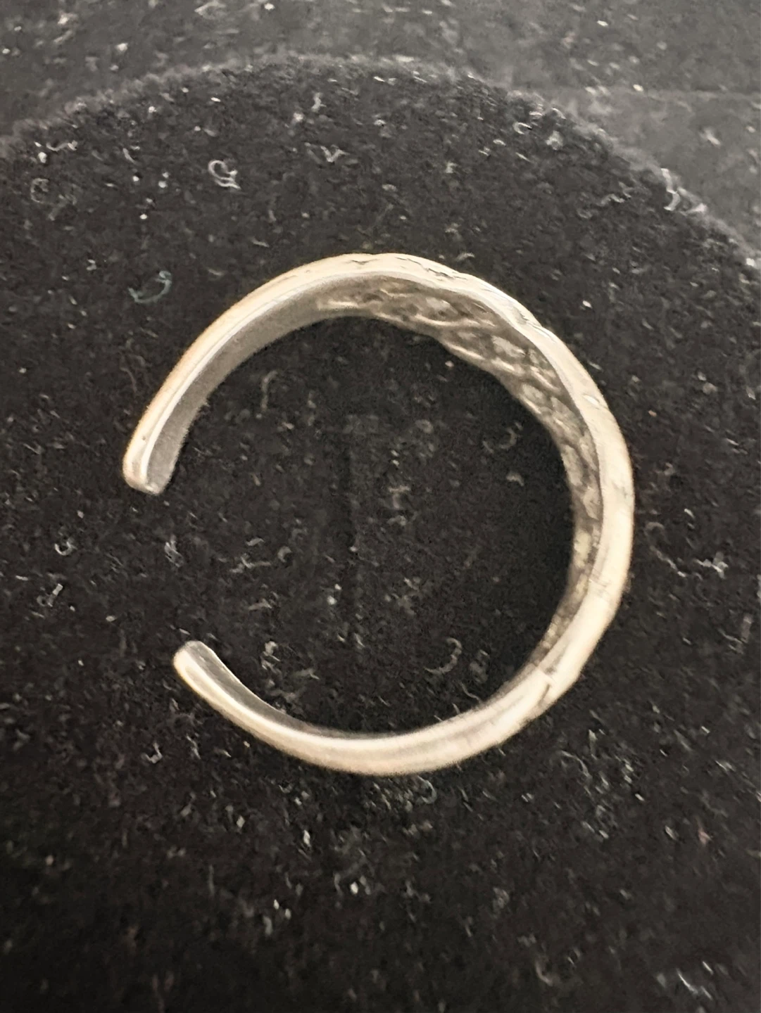 Braided Toe Ring Silver-Tone - photo 2