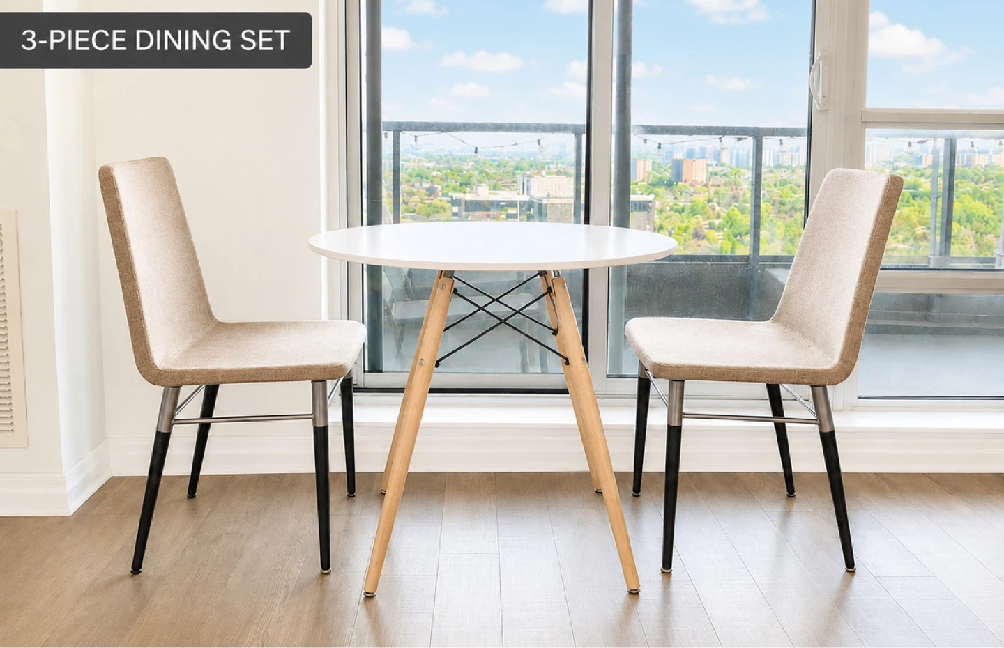 Dining set - IKEA Preben Dining chairs + Structube Eiffel Table