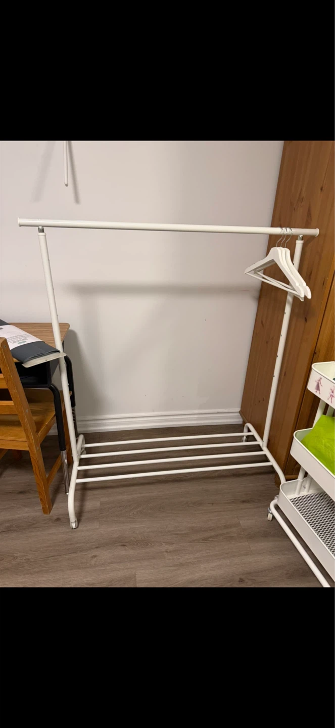 White Clothes Rack