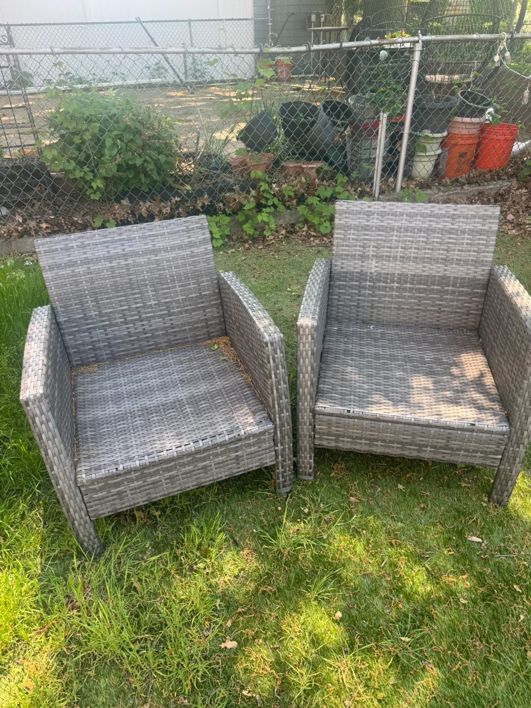Wicker Outdoor Dining Set - Table, Chairs, Bench - photo 4