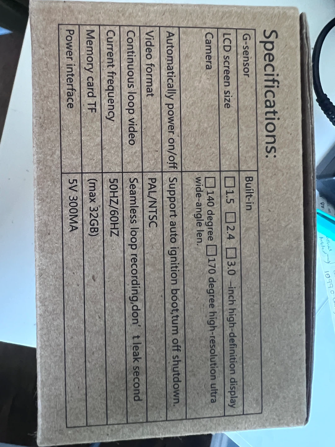 Brand new Driving Video Recorder Dash Cam
