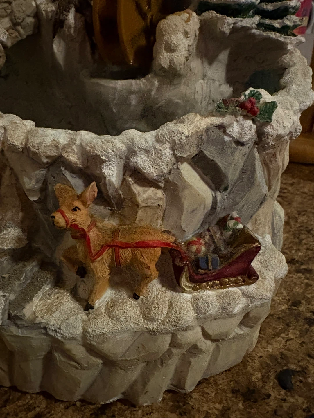 Garden Trend Tabletop Fountain - Winter Scene - photo 4
