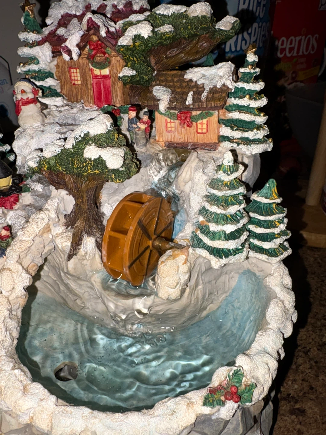 Garden Trend Tabletop Fountain - Winter Scene - photo 3