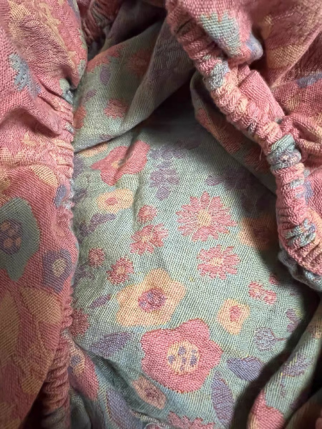 Double Sided Floral Print Fitted Sheet - photo 2