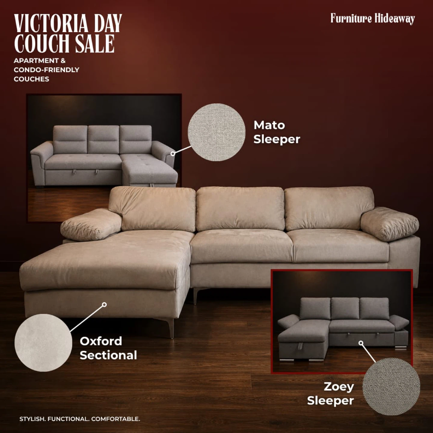 🔥 YOUR DREAM COUCH IS ON SALE THIS VICTORIA DAY 🔥