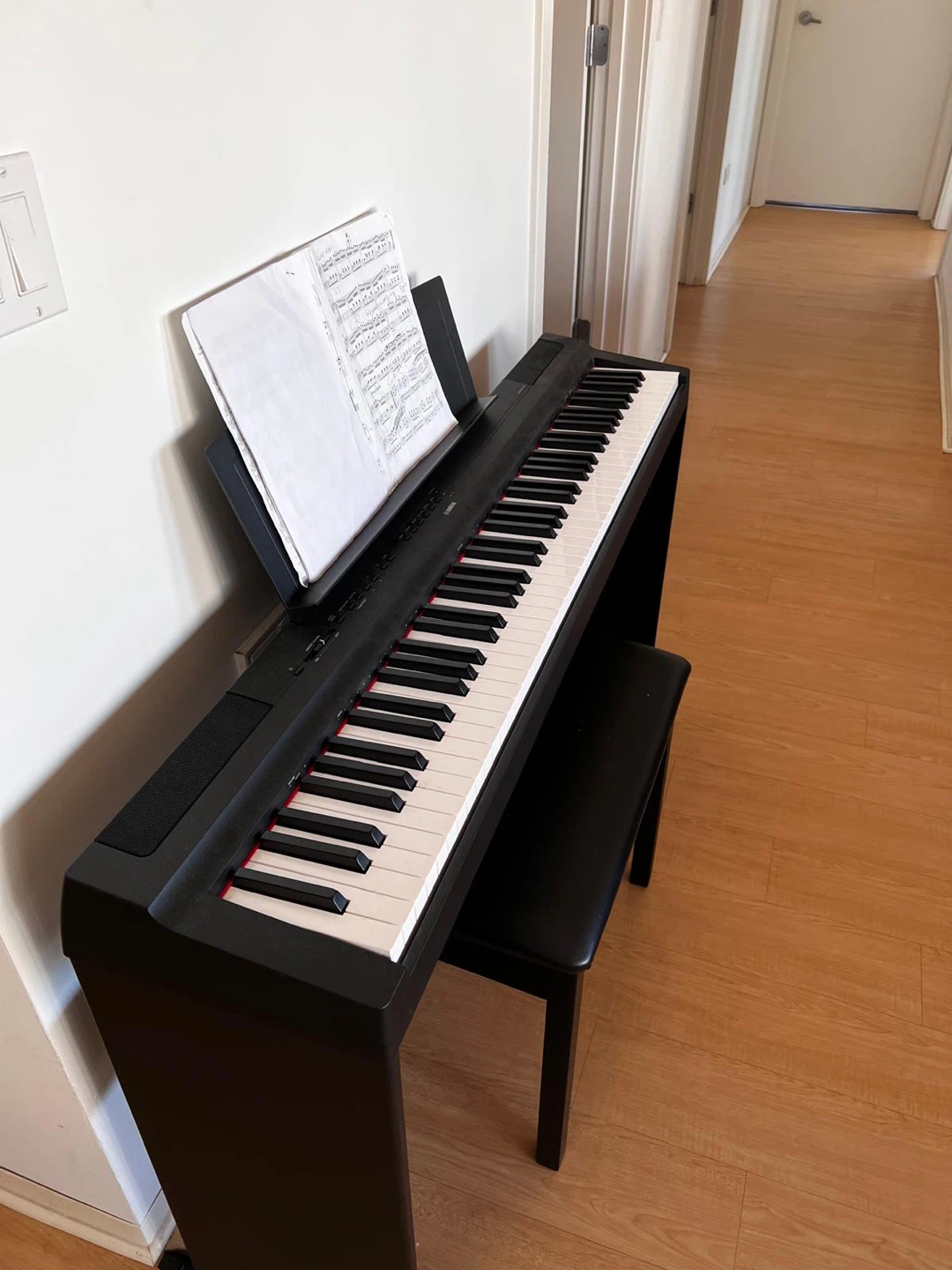 Yamaha P-125 Digital Piano with Stand and Bench - photo 3