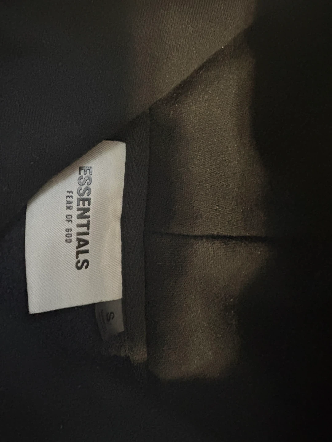 Fear of God Essentials Hoodie Black Size S - photo 4