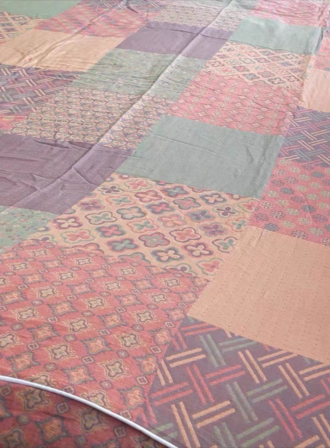 Patchwork Double sided fitted Sheet - photo 2