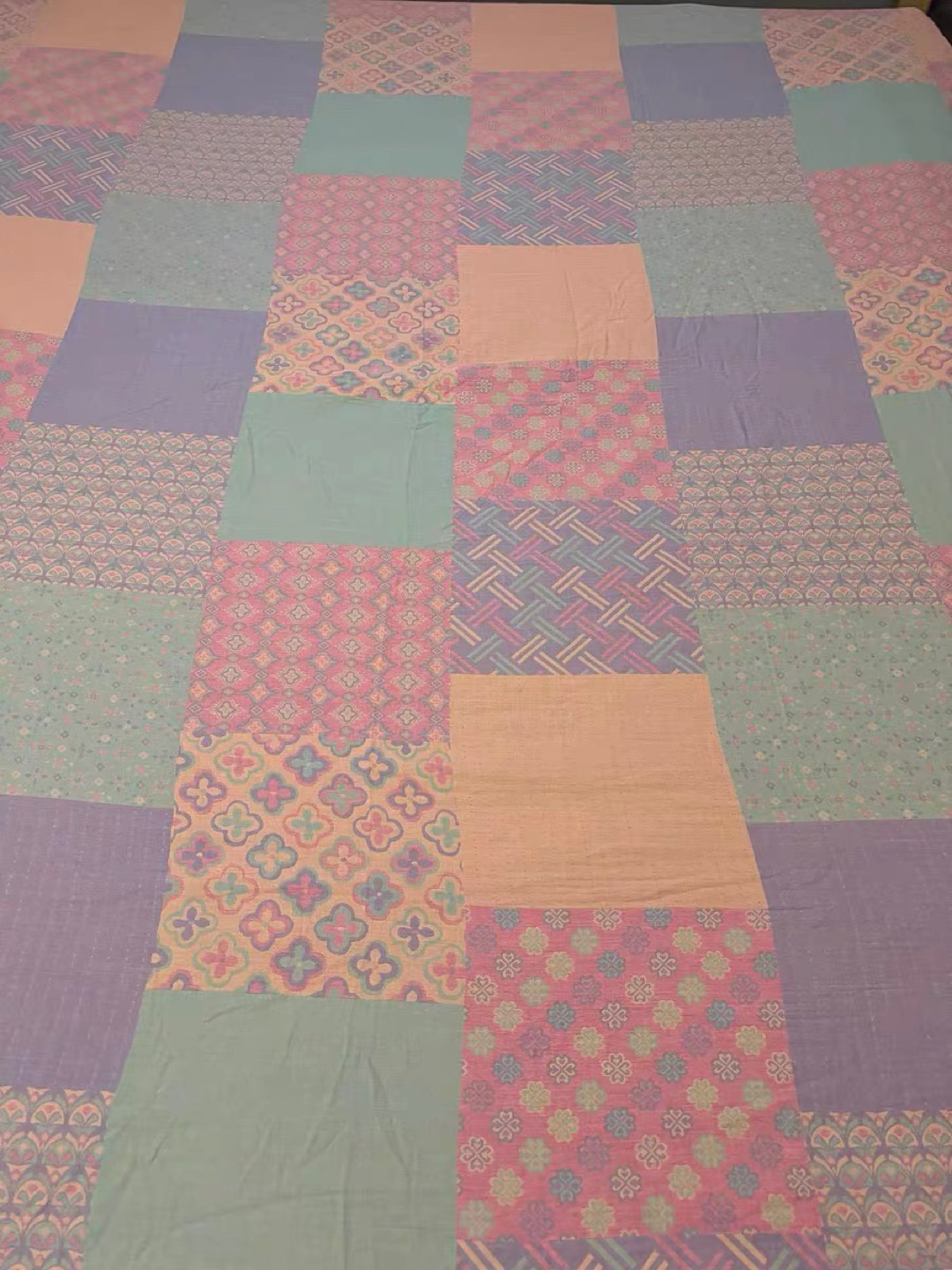 Patchwork Double sided fitted Sheet - photo 3