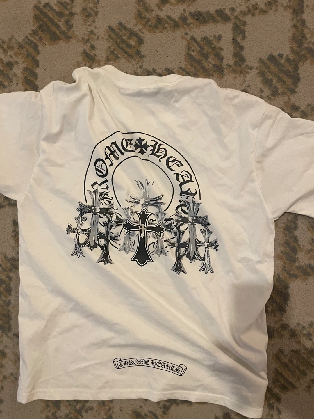 Chrome Hearts White T-Shirt - photo 2
