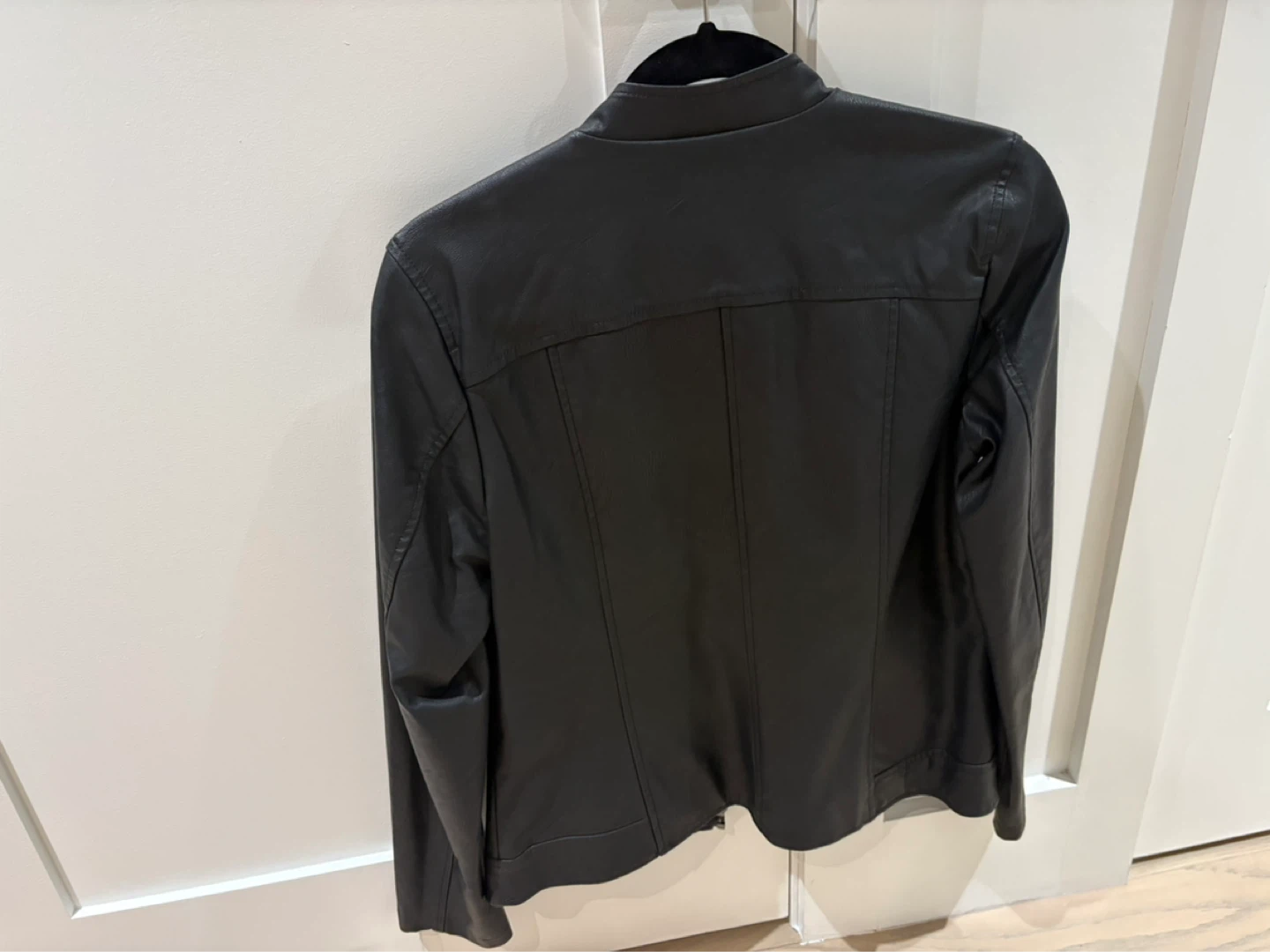 Reitmans Black Faux Leather Jacket - Small - photo 3