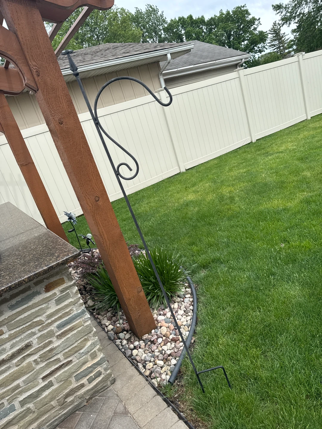 Metal Shepherd Hook Plant Hanger - photo 4