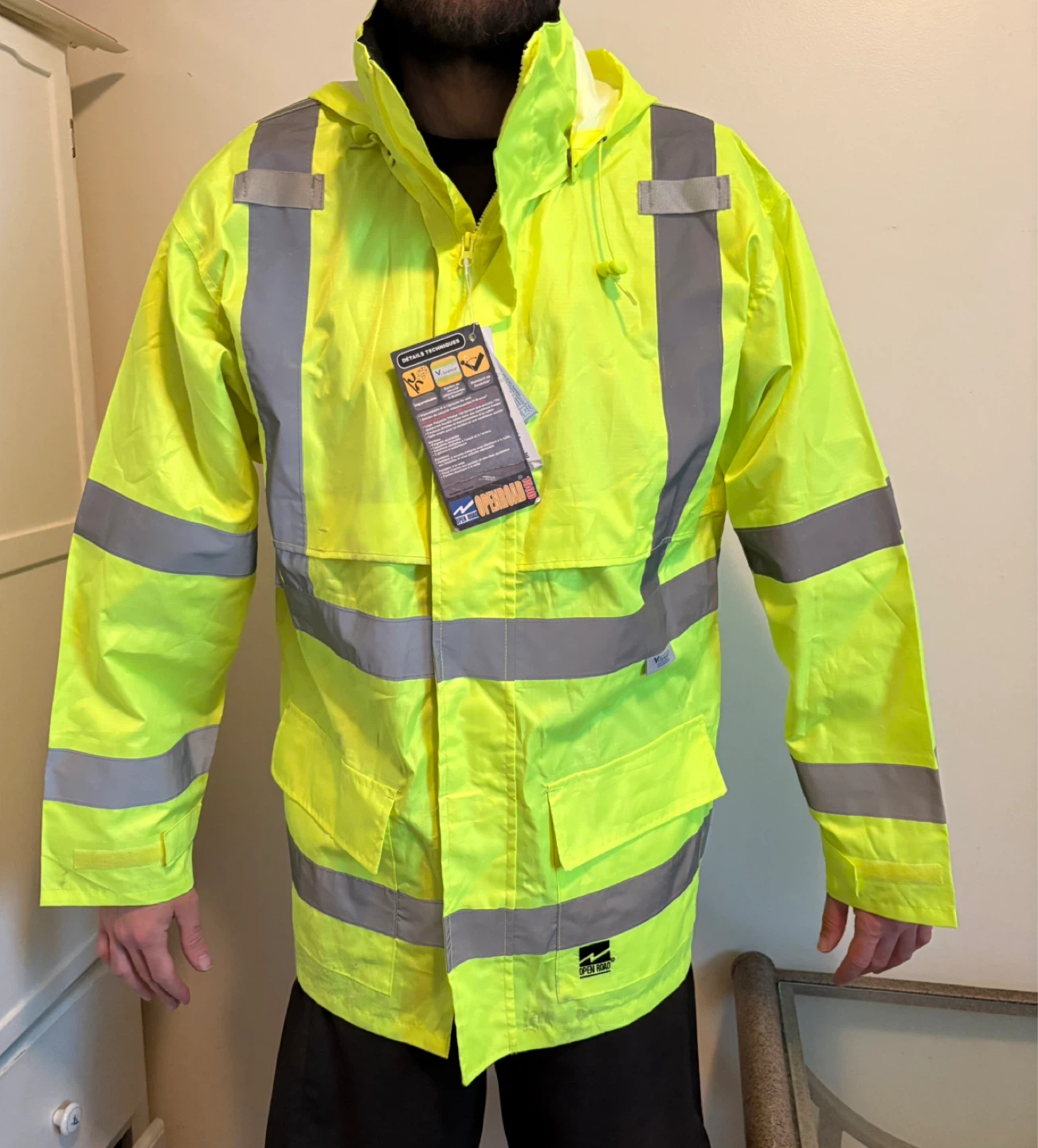 Viking Open Road safety rain jacket XL