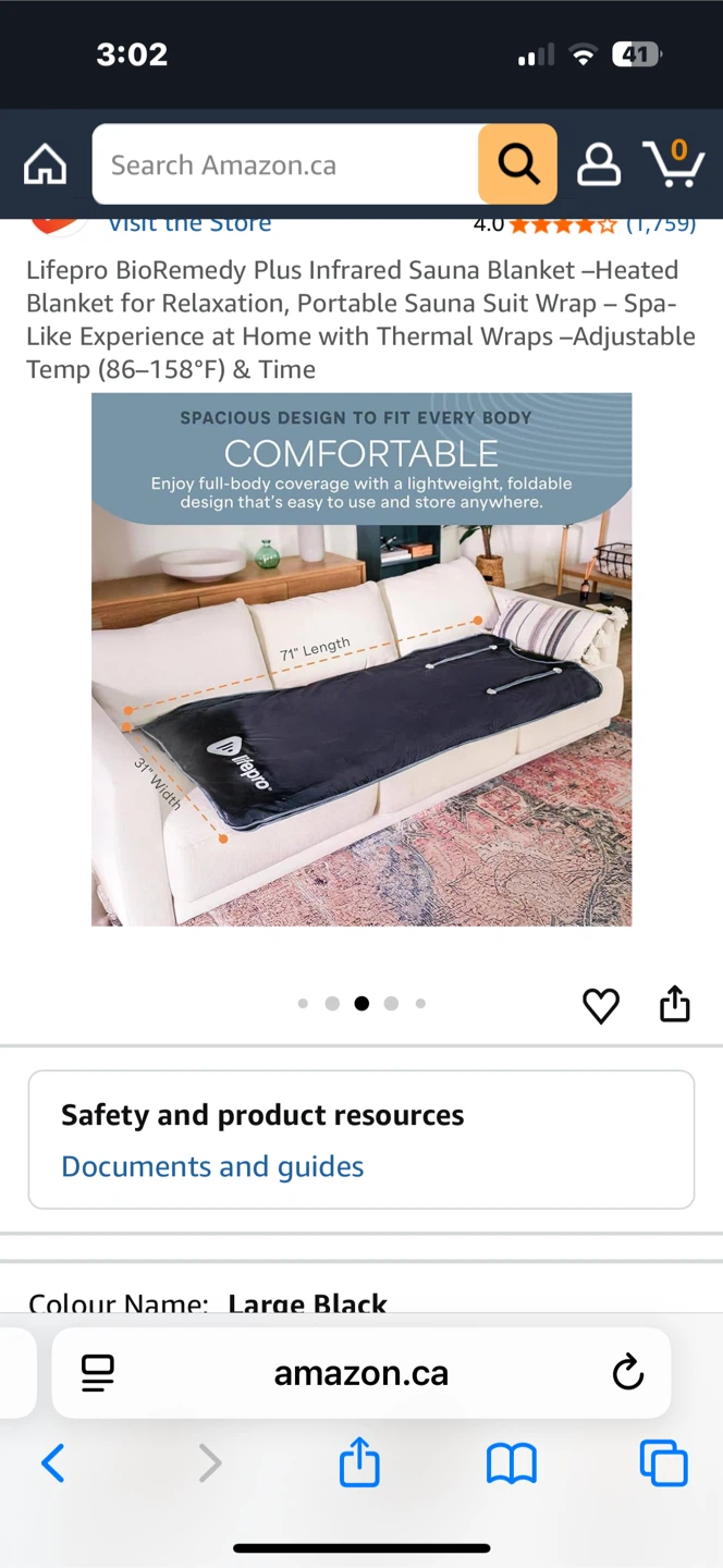 LifePro BioRemedy Plus Infrared Sauna Blanket - photo 4
