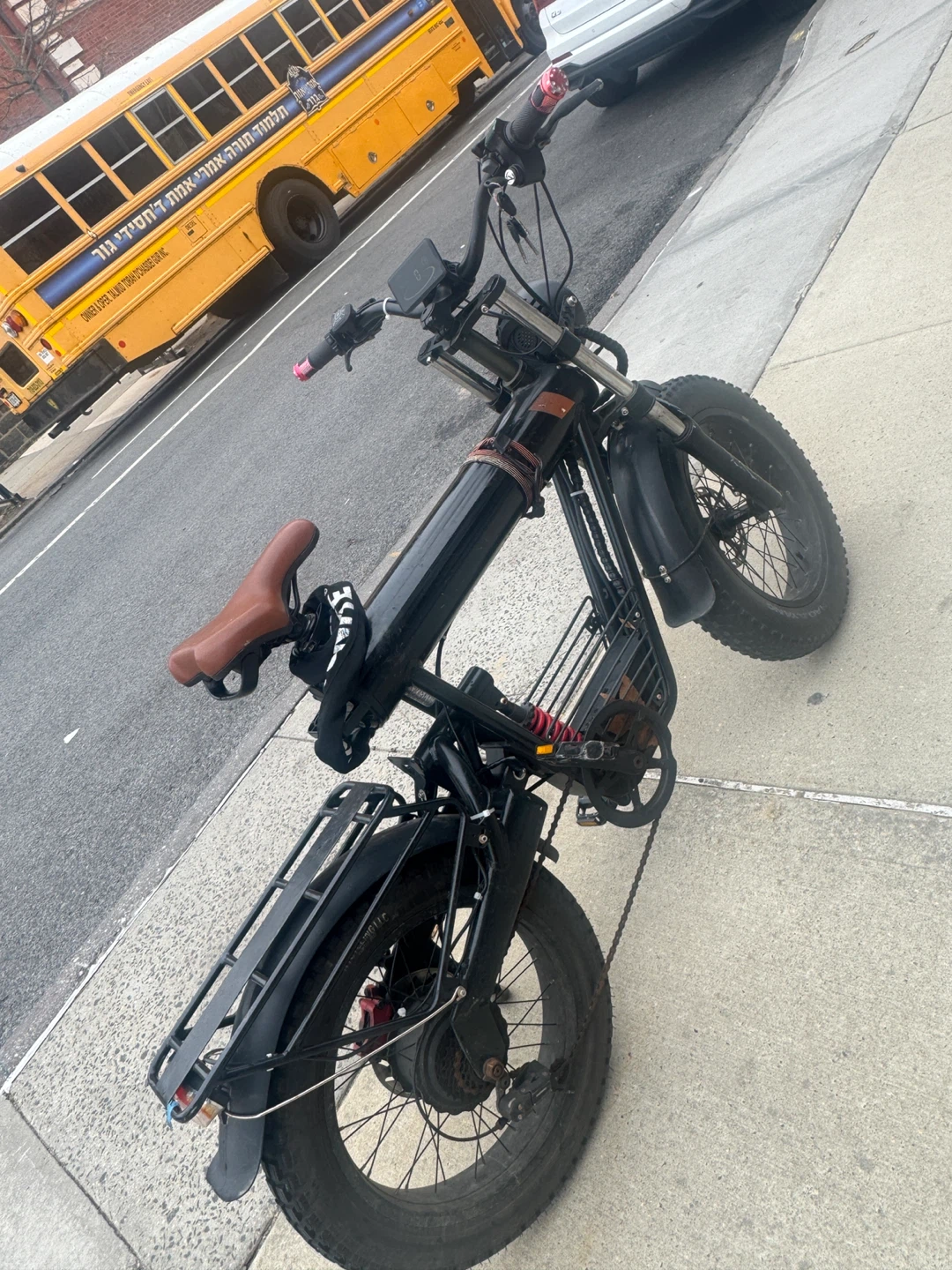 Black Electric Fat Tire Bike - photo 3