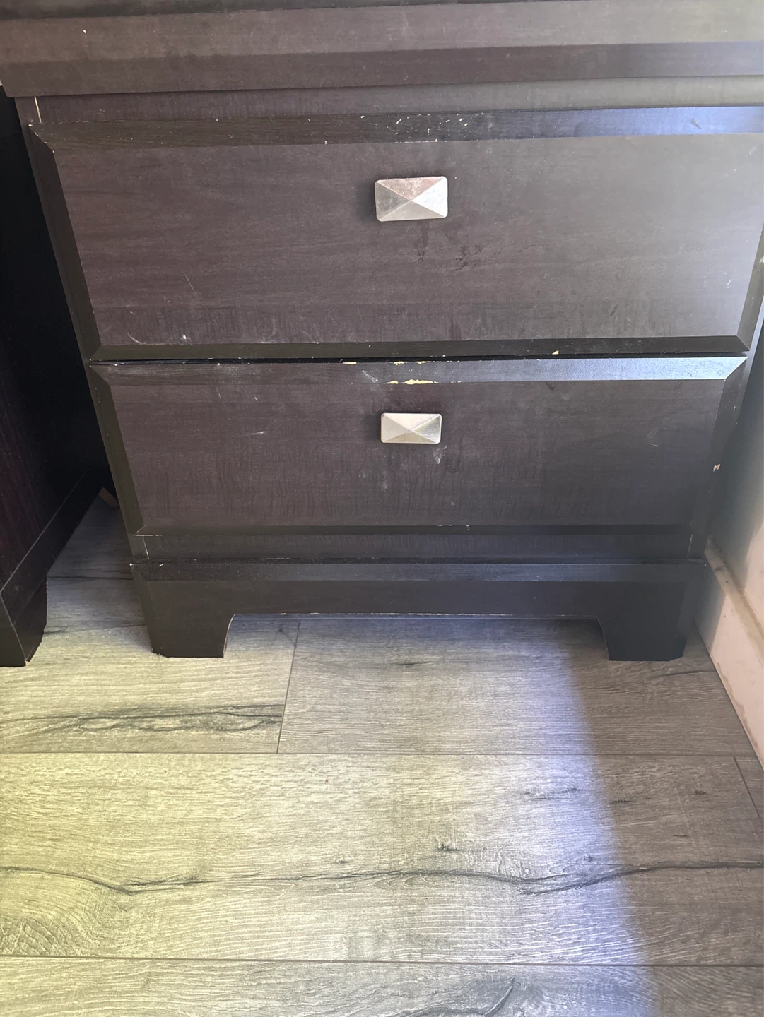 Black Queen Bed Frame with Storage Drawers - photo 3