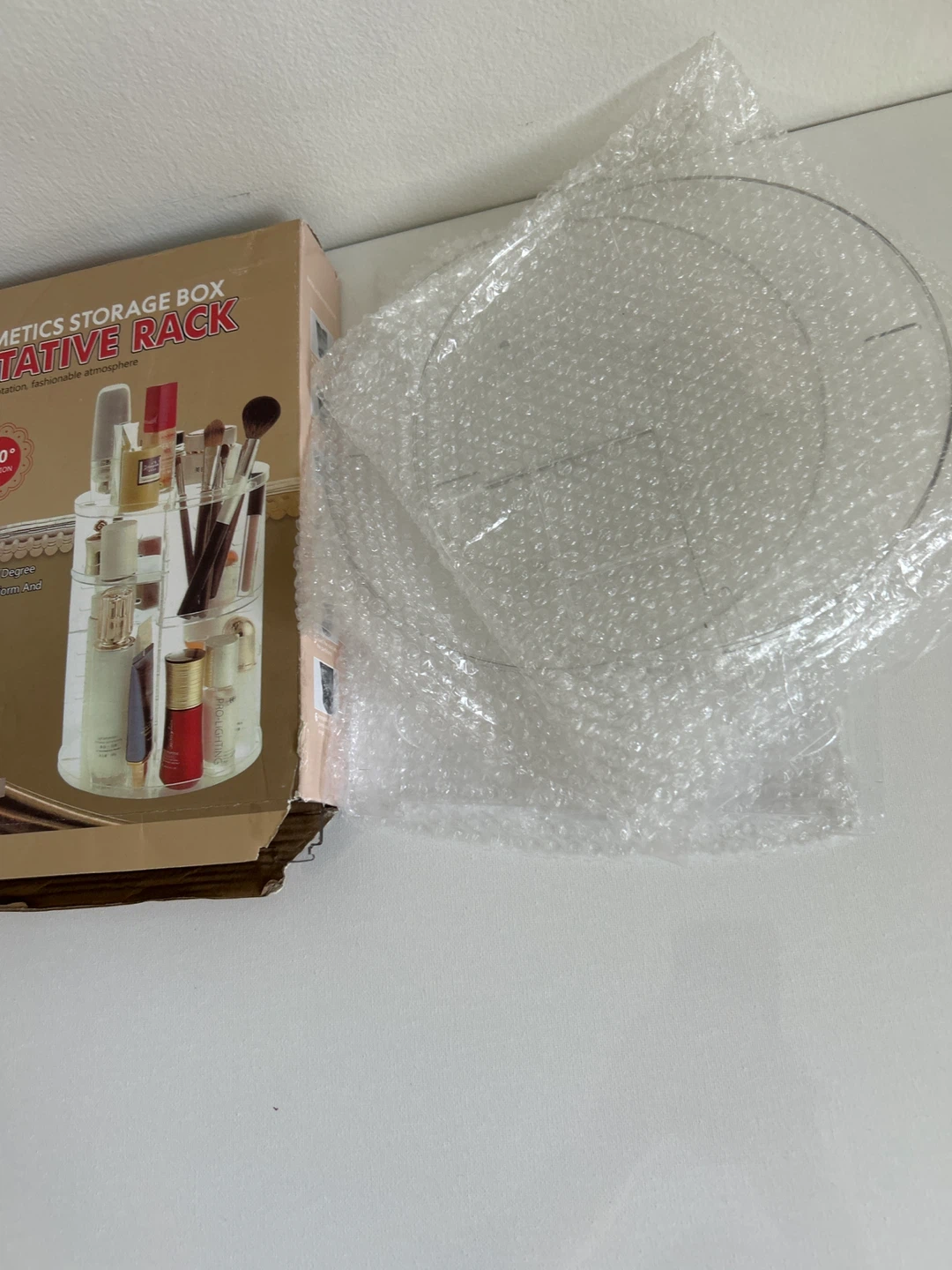 Cosmetics Storage Box Rotative Rack - 360 Degree Rotation - photo 2