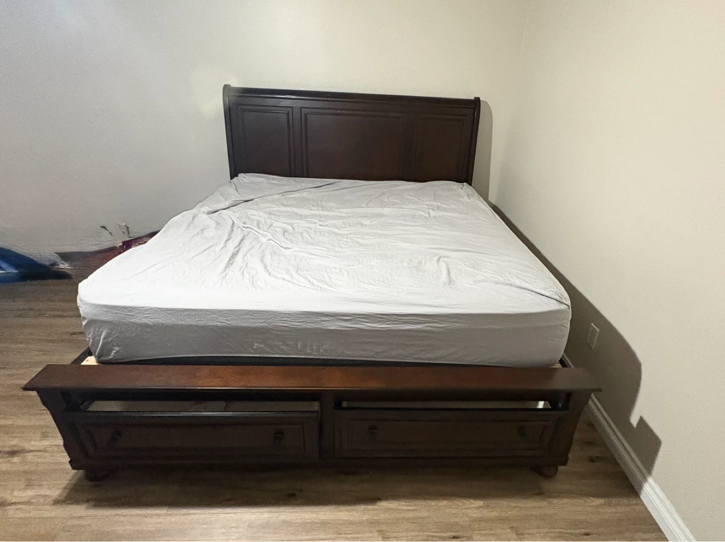 Dark Wood Nightstand