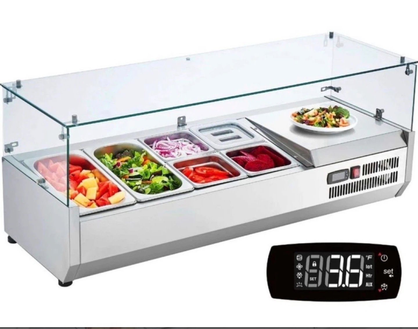 Vevor E48TW Refrigerated Food Display Case 44.49in