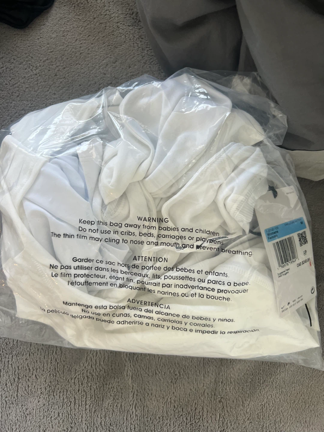 Nike x Jacquemus Womens Silhouettes T-shirt White Size M - photo 2