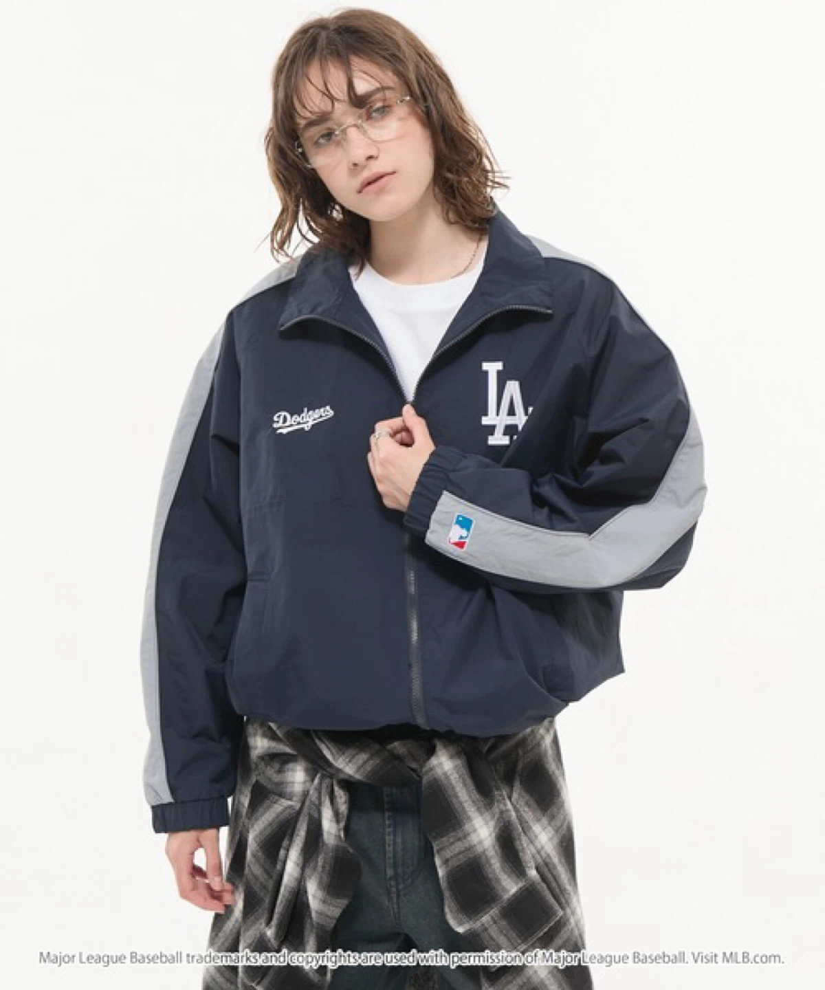 MLB LA Dodgers Track Jacket / Windbreaker - Size M - photo 4