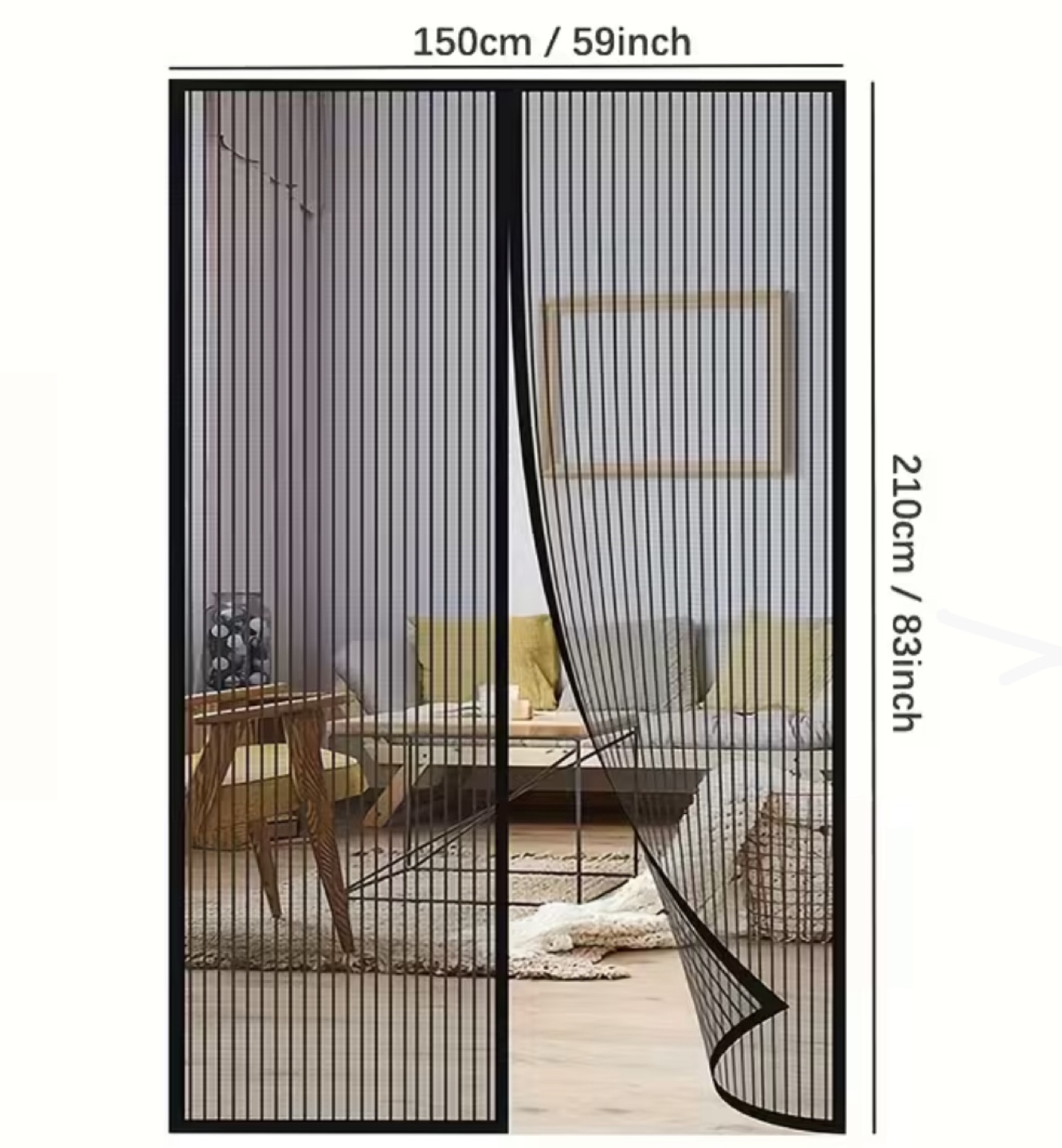 Magnetic Screen Door 150cm x 210cm
