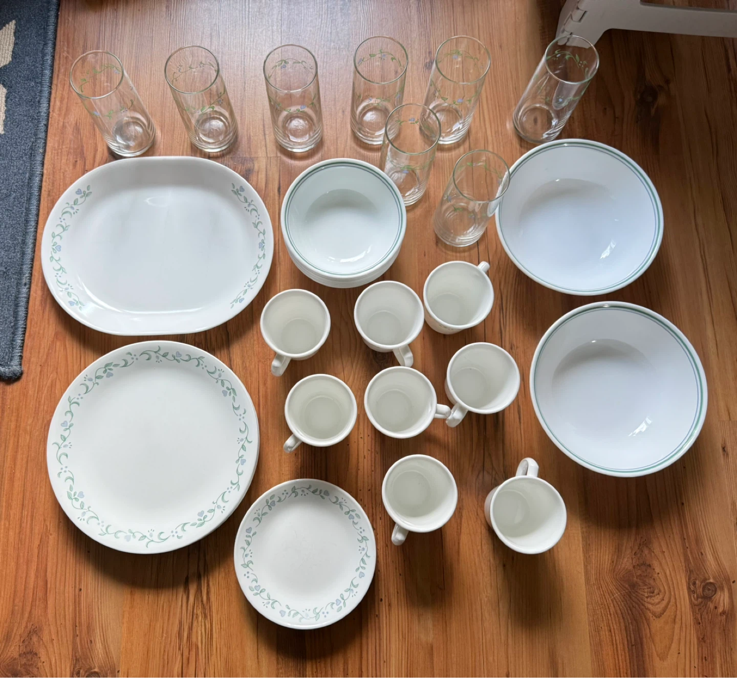 Corelle "Spring Blossom" Dinnerware Set