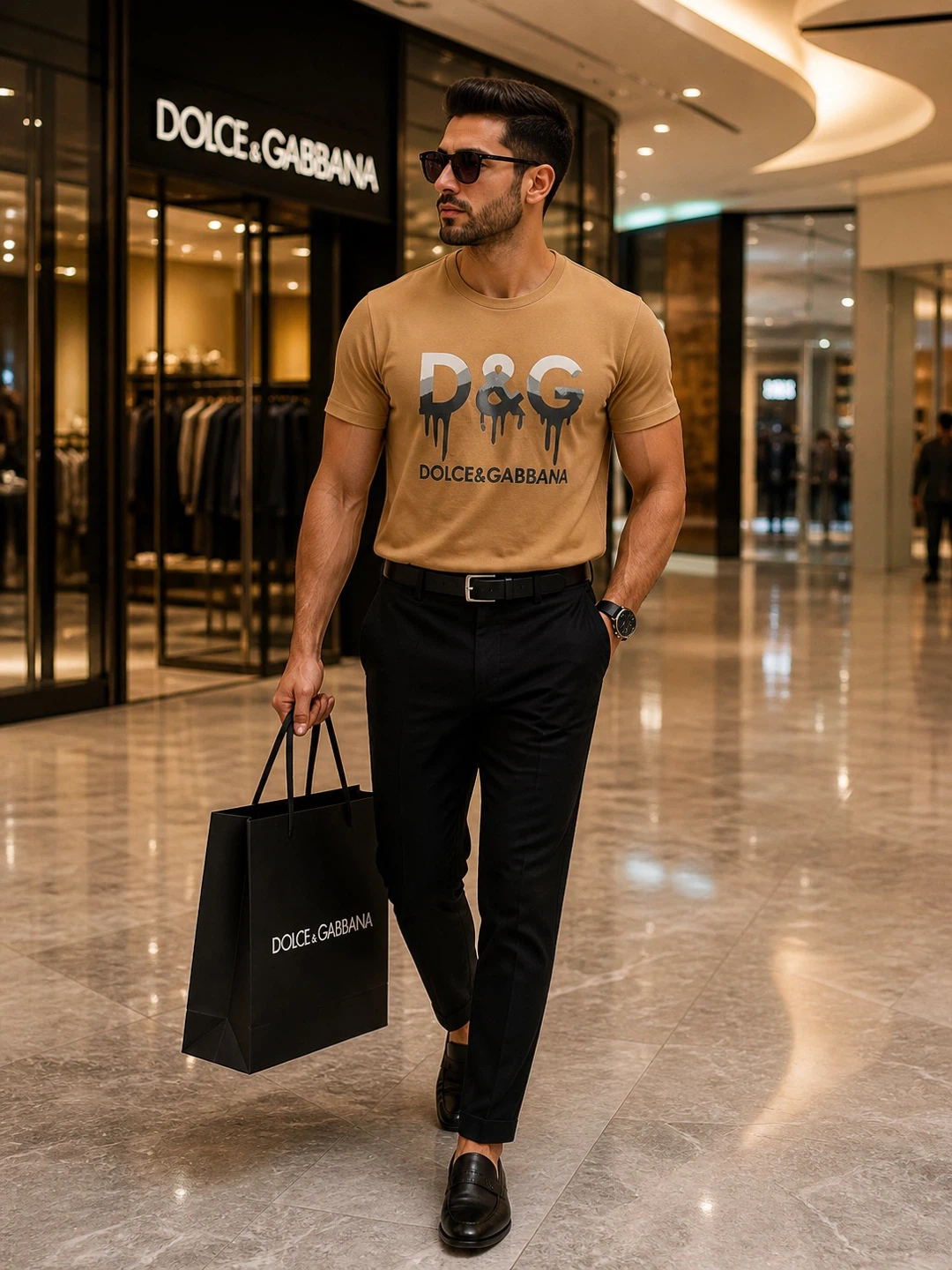 Dolce & Gabbana D&G Dripping Logo T-Shirt - photo 3
