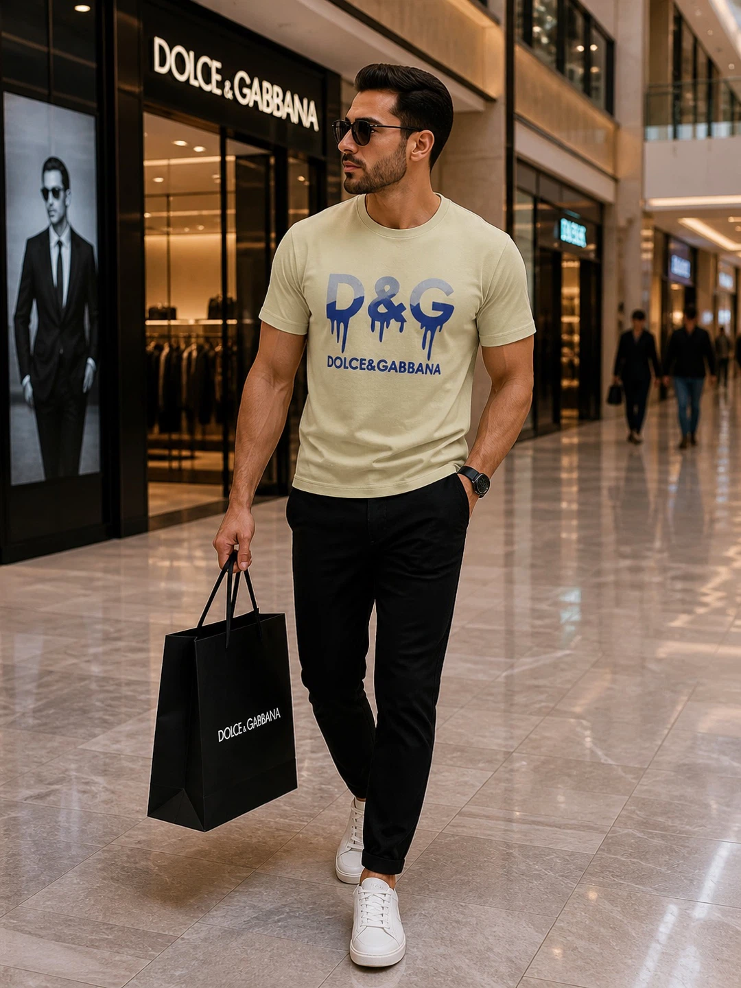 Dolce & Gabbana D&G Dripping Logo T-Shirt - photo 2