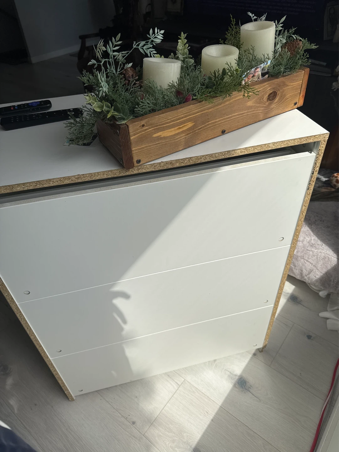 White 3-Drawer Dresser - photo 4