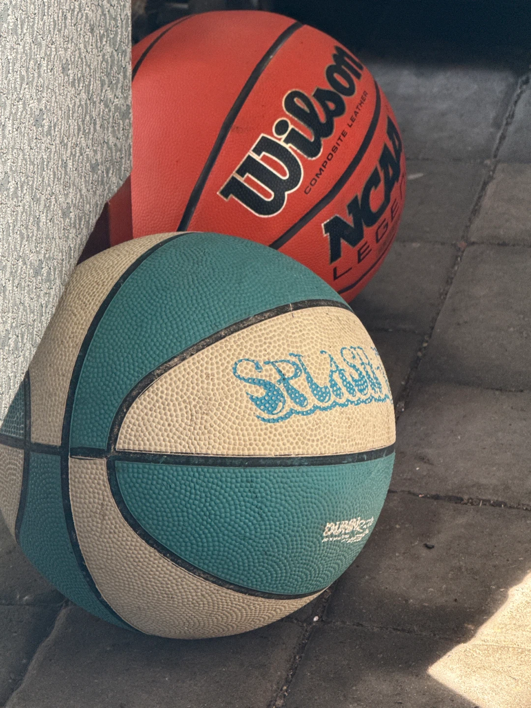 Wilson NCAA basketball and Splash basketball