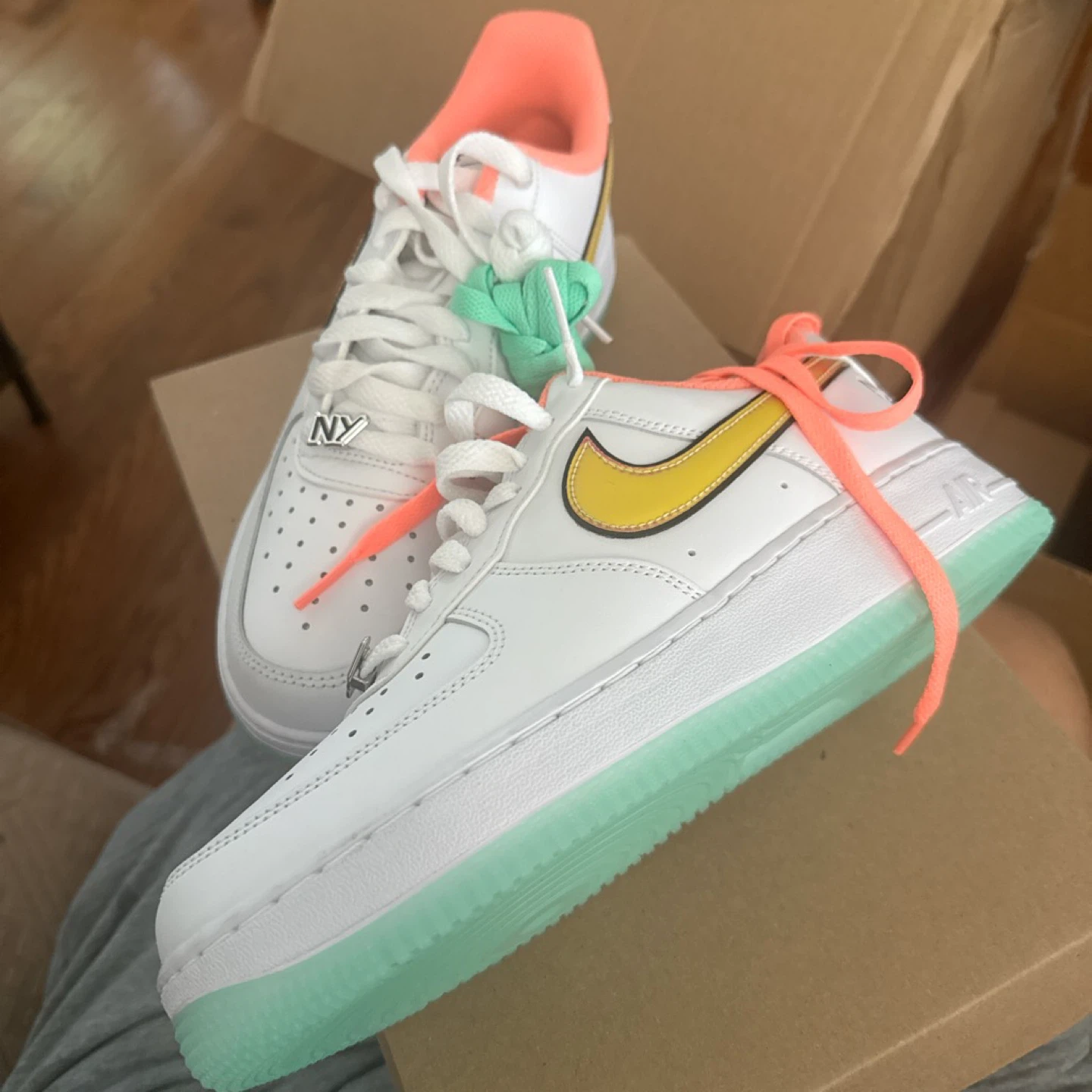 Nike Air Force 1 Low NY vs. NY Sneakers - photo 4