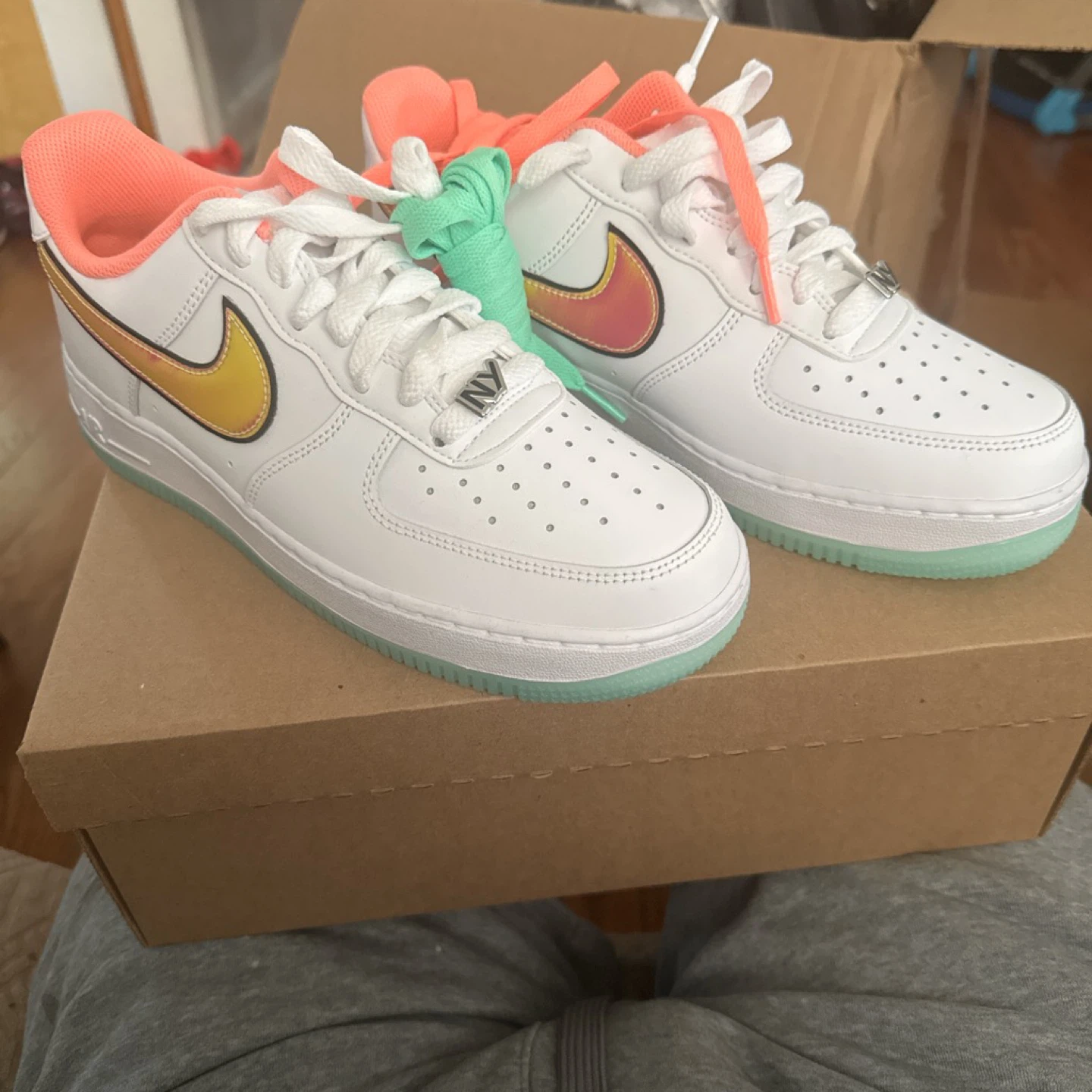 Nike Air Force 1 Low NY vs. NY Sneakers - photo 5
