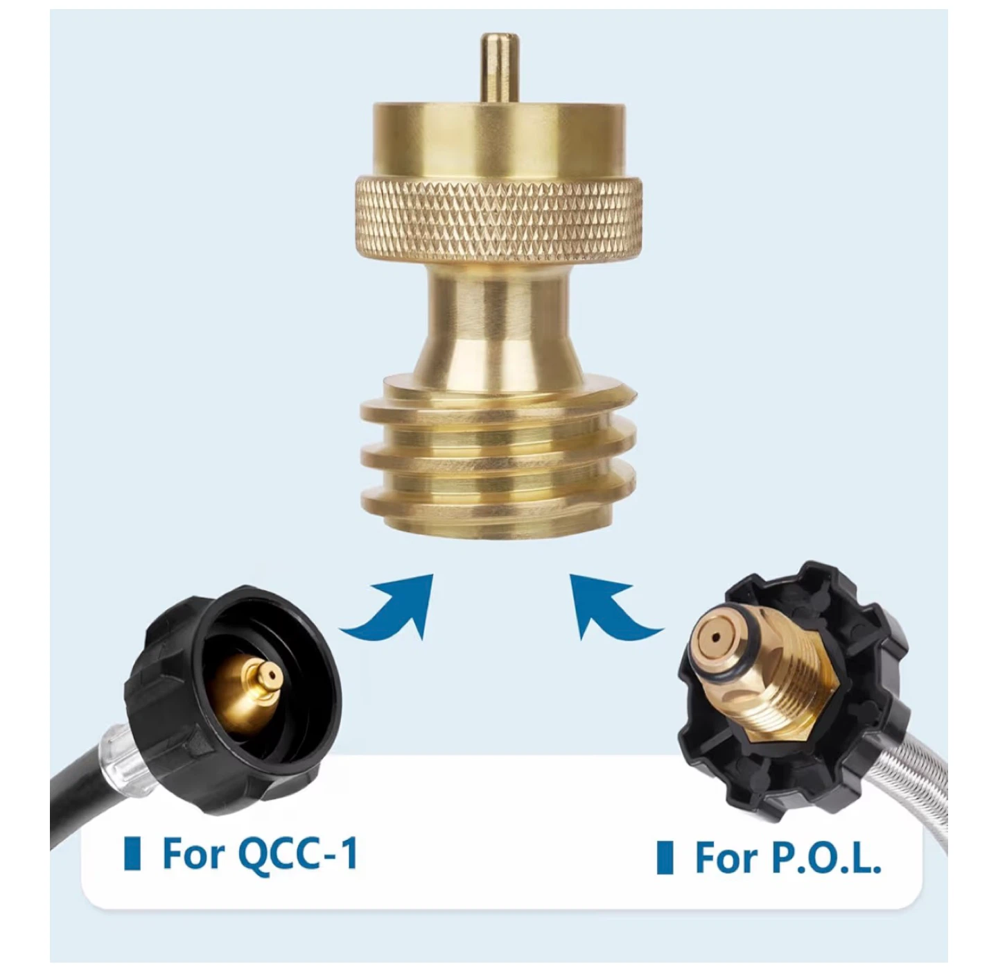 Propane Tank Adapter - Brass - photo 3