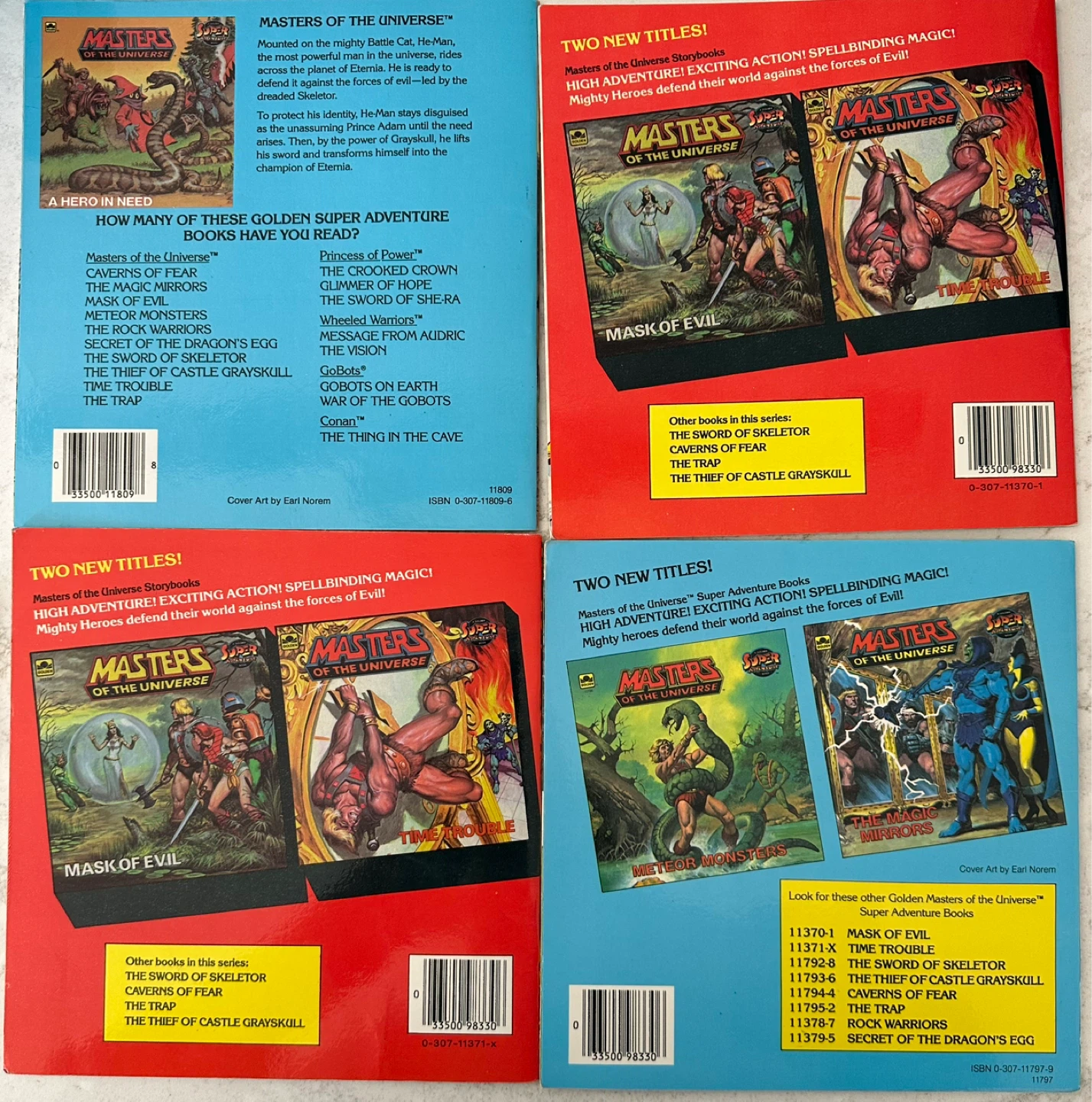 1980’s Masters of the Universe Golden Books (Great Condition!) - photo 3
