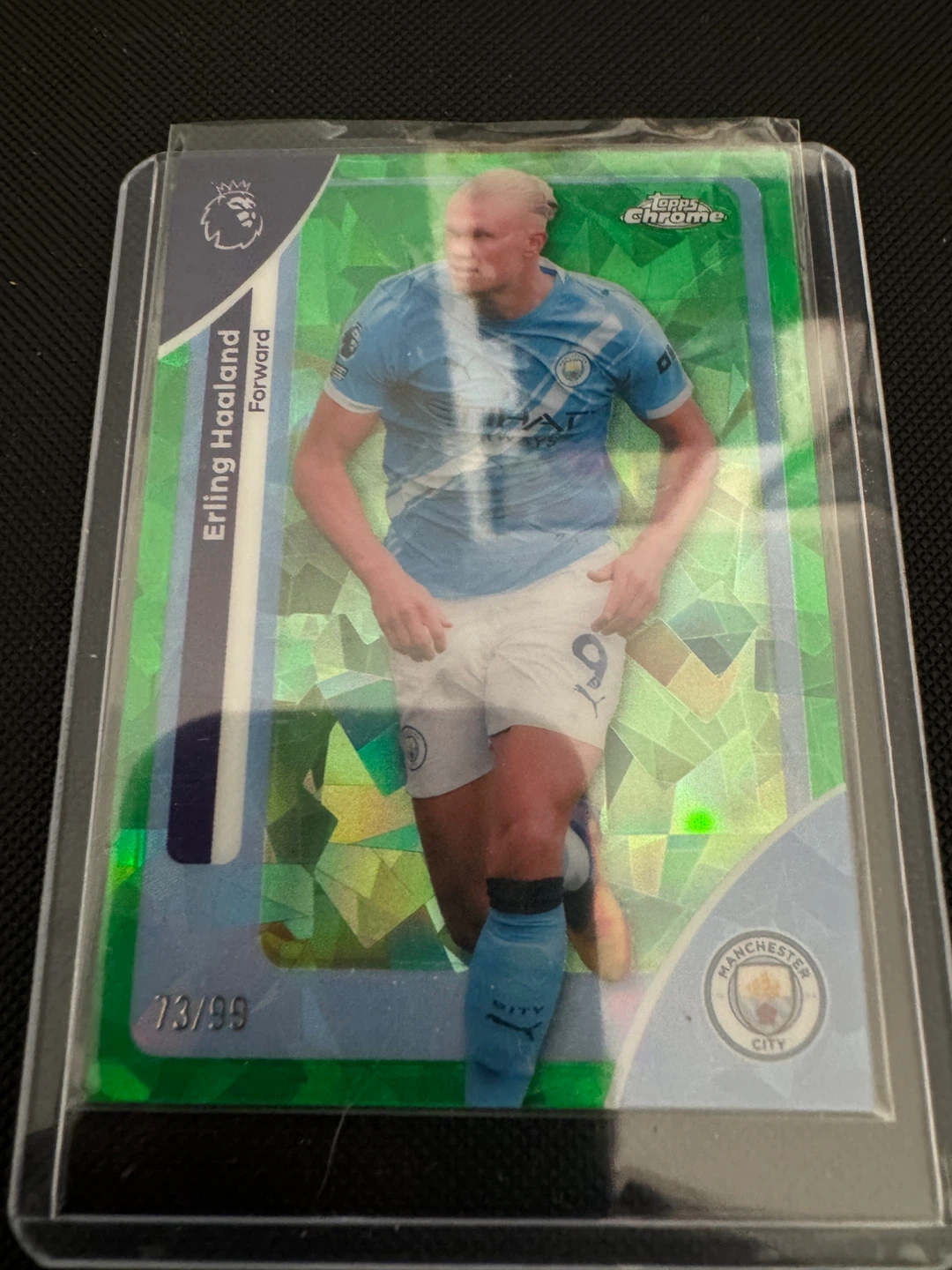 Erling Haaland /99 Topps Chrome Sapphire 2025-26 #125