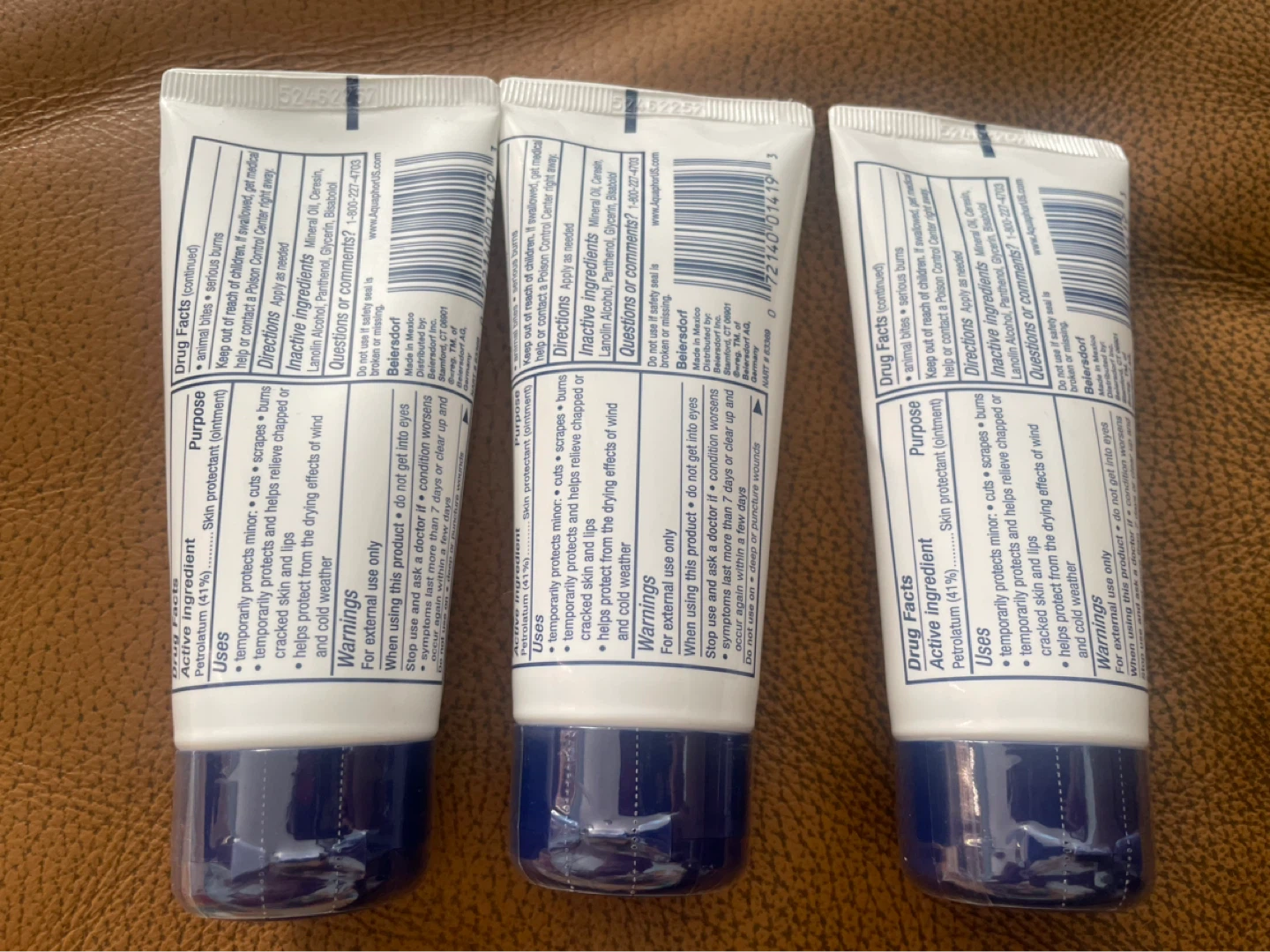 Aquaphor Advanced Therapy Healing Ointment 3-pack (1.75 oz each) - photo 2