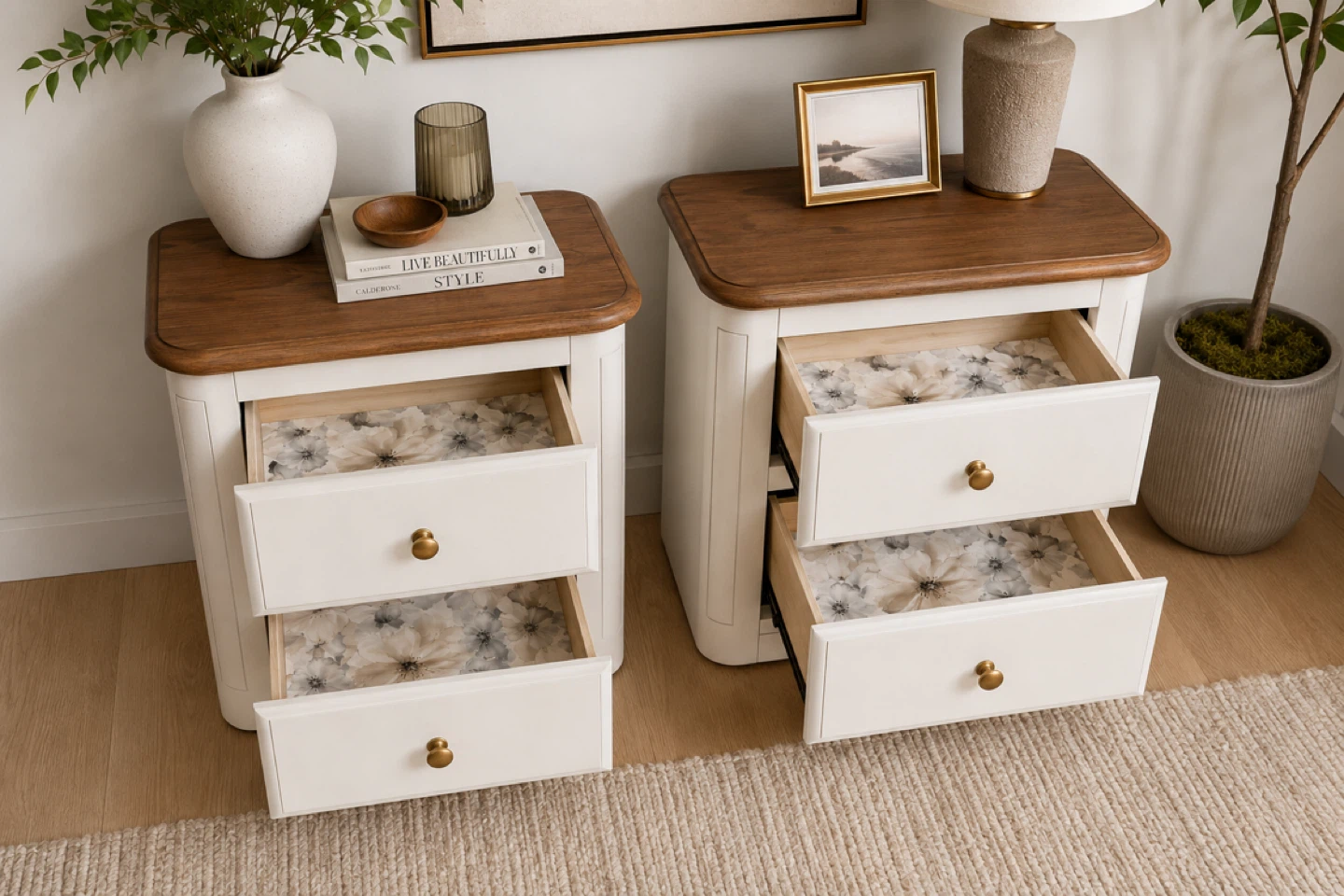 ✨ Beautifully Refinished Shermag Nightstands ✨ - photo 3