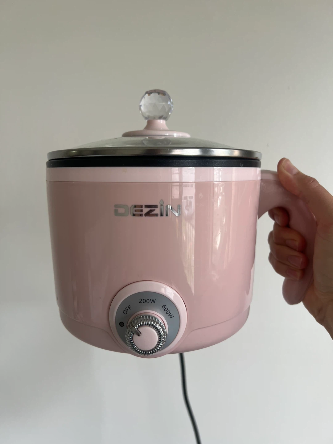 DEZIN Pink Electric Multi-Cooker 200W-600W