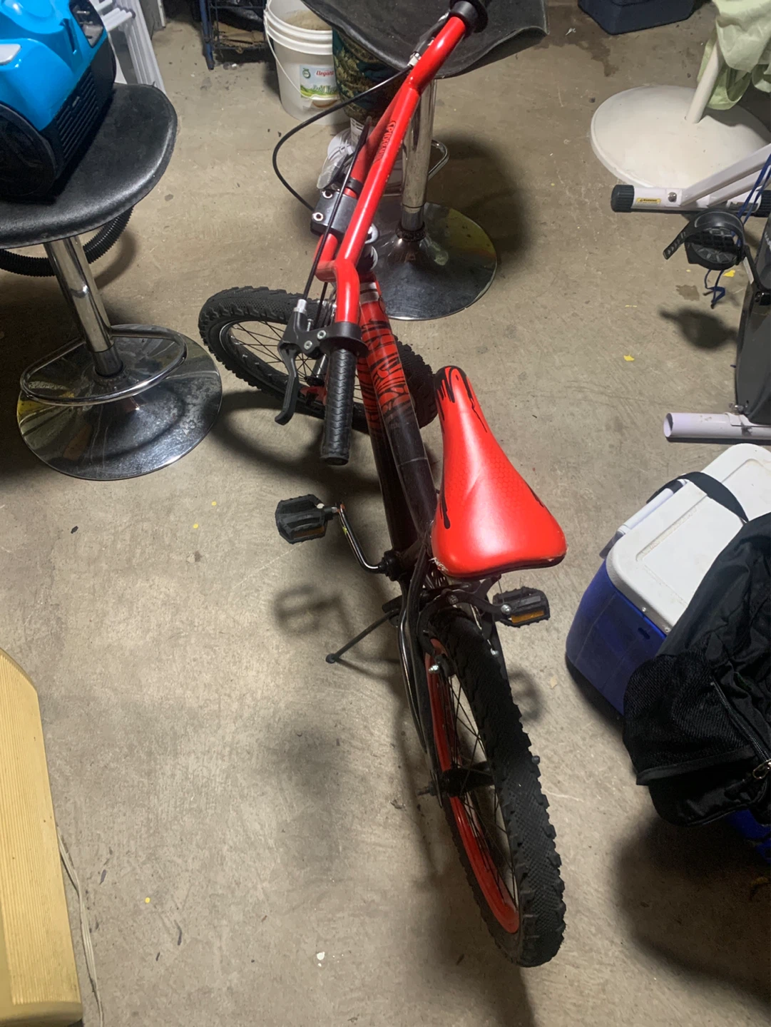 Red BMX Bike