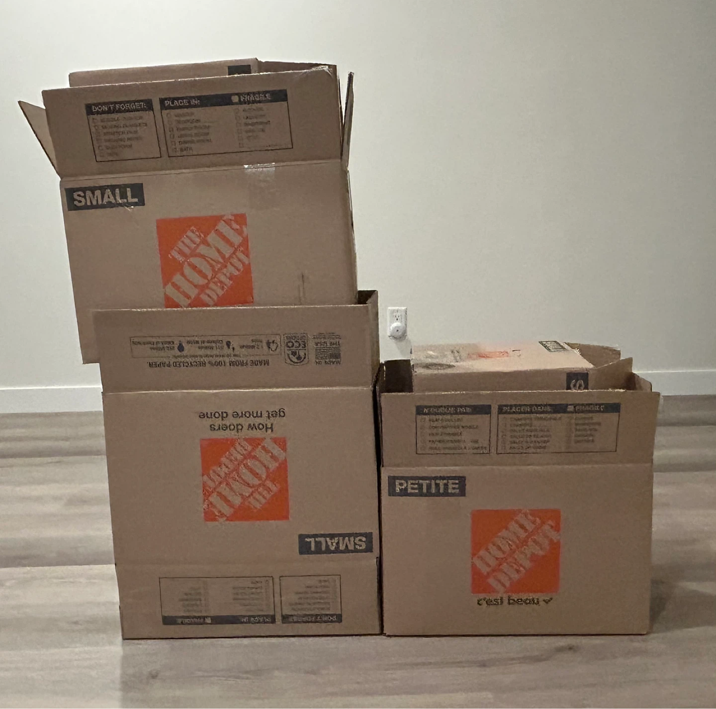 The Home Depot Moving Boxes - Small & Petite