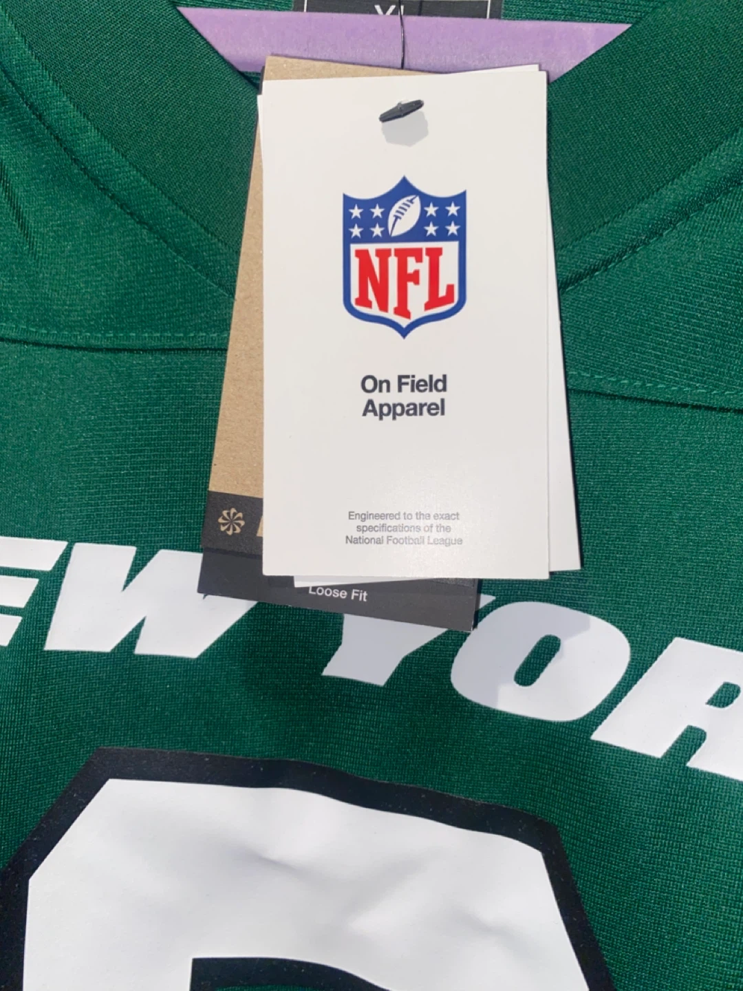 NWT New York Jets Nike NFL On Field Apparel Jersey Size XL - photo 5