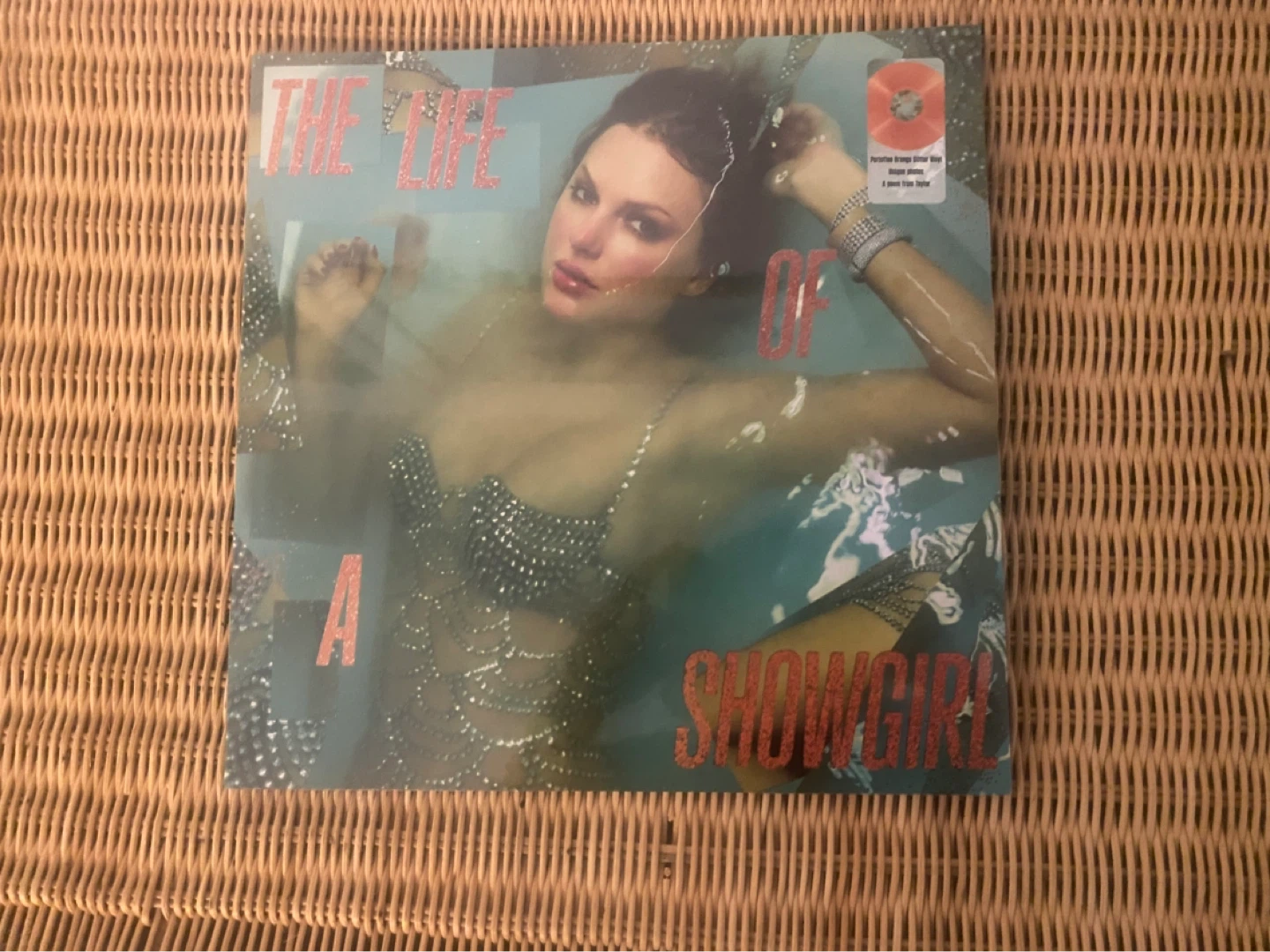 NIP Taylor Swift - Life of a Showgirl- orange vinyl