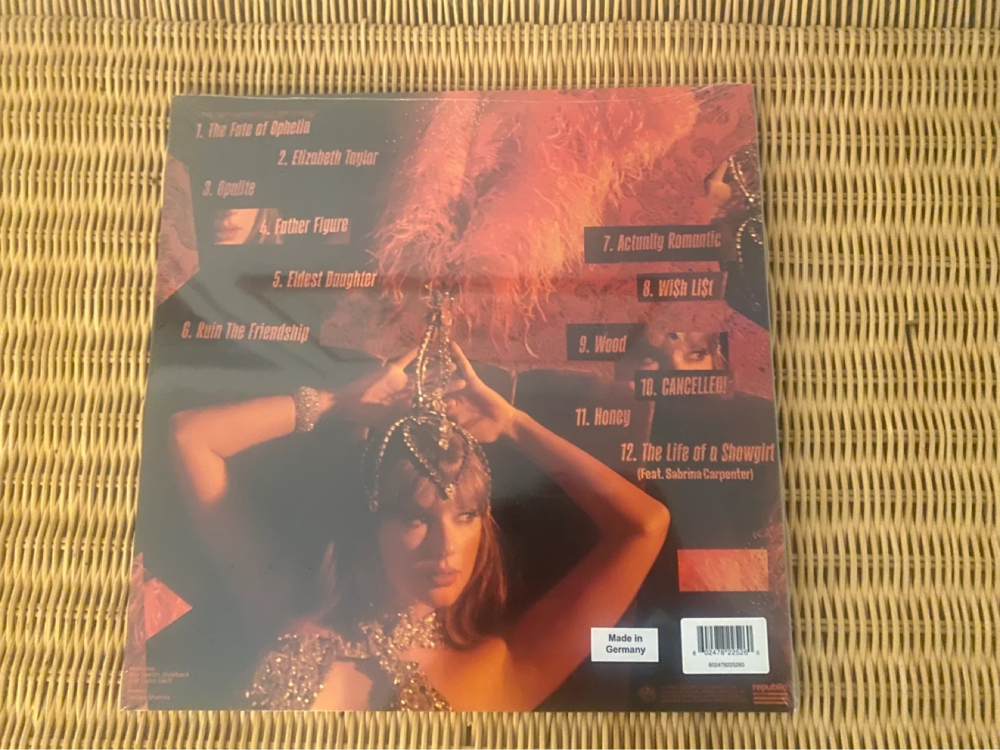 NIP Taylor Swift - Life of a Showgirl- orange vinyl - photo 2