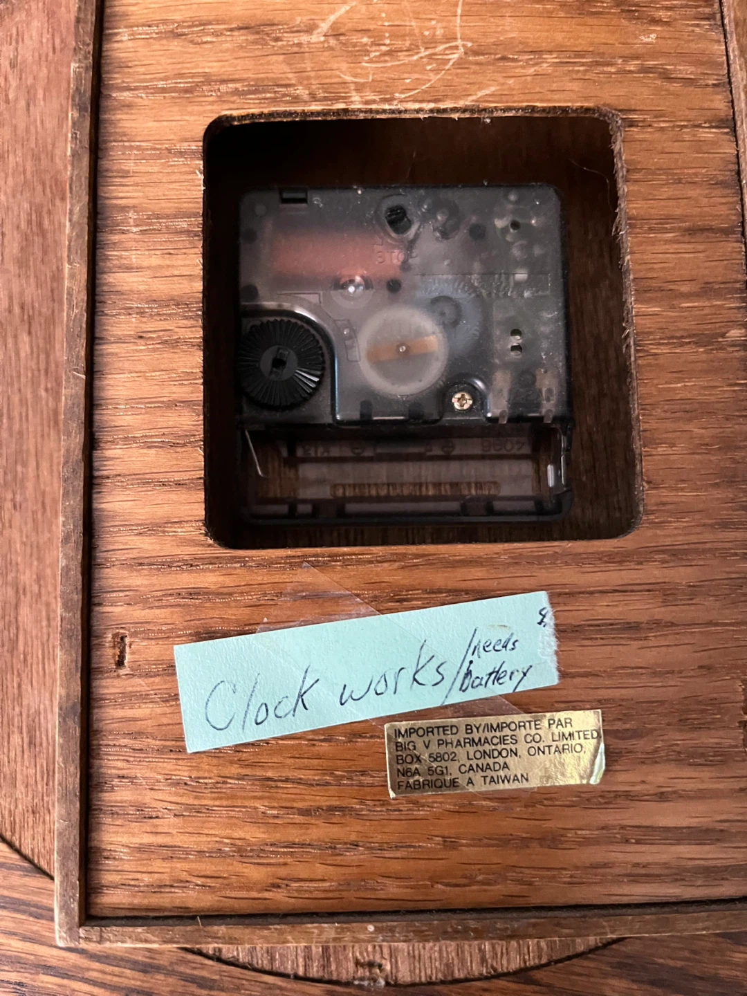 Vinatge Wooden Clock | Make me an offer - photo 4