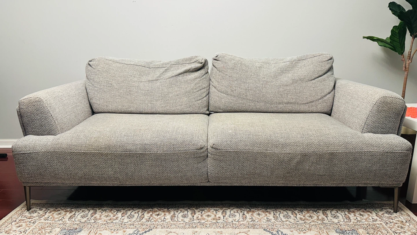 Grey Two-Seater Sofa - photo 2