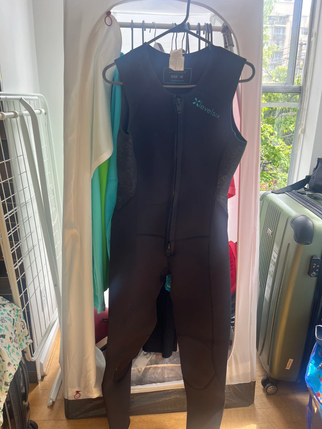 Level Six Women’s Sleeveless Neoprene Wetsuit – Size M