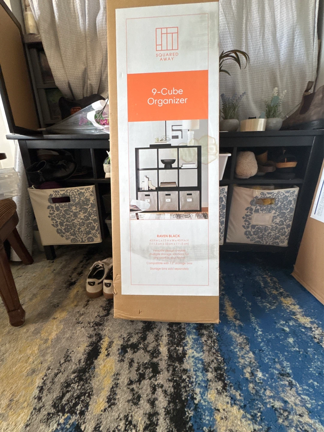 Squared Away 9-Cube Organizer - Raven Black - photo 2