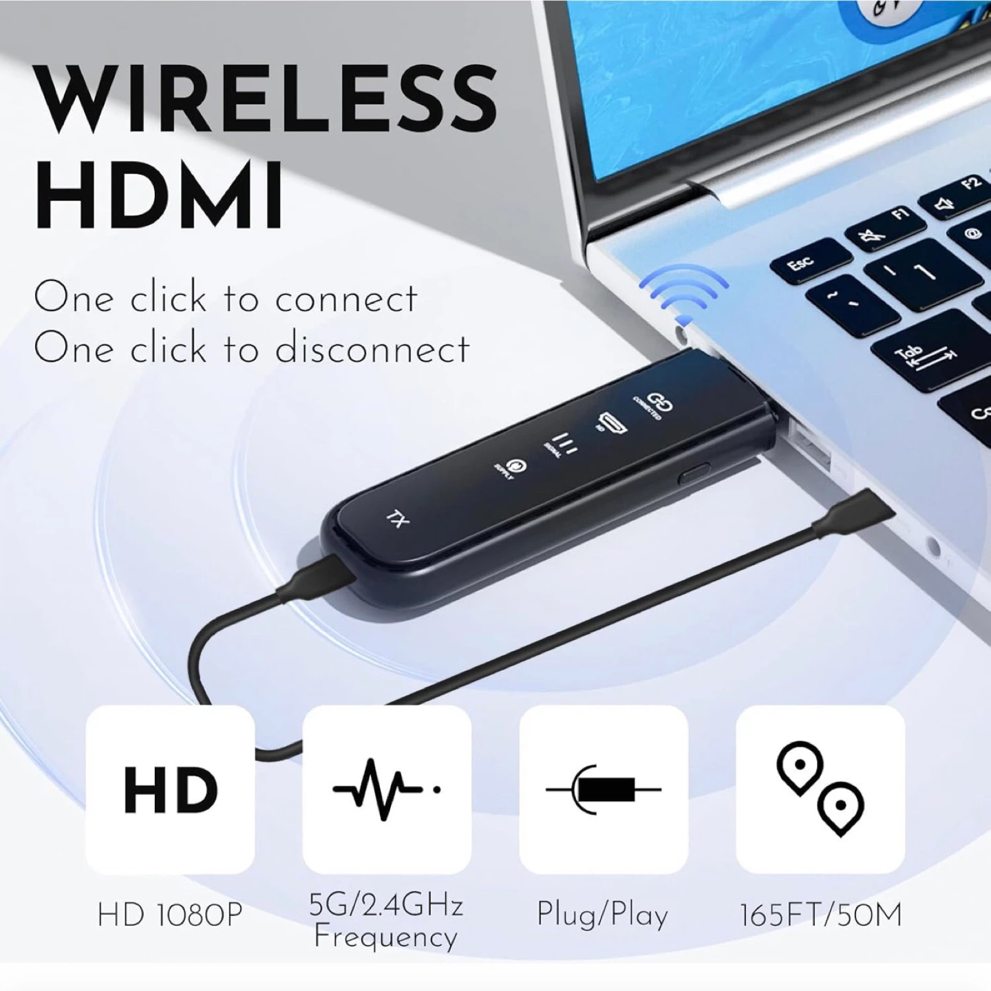 Wireless HDMI Transmitter and Receiver - photo 3
