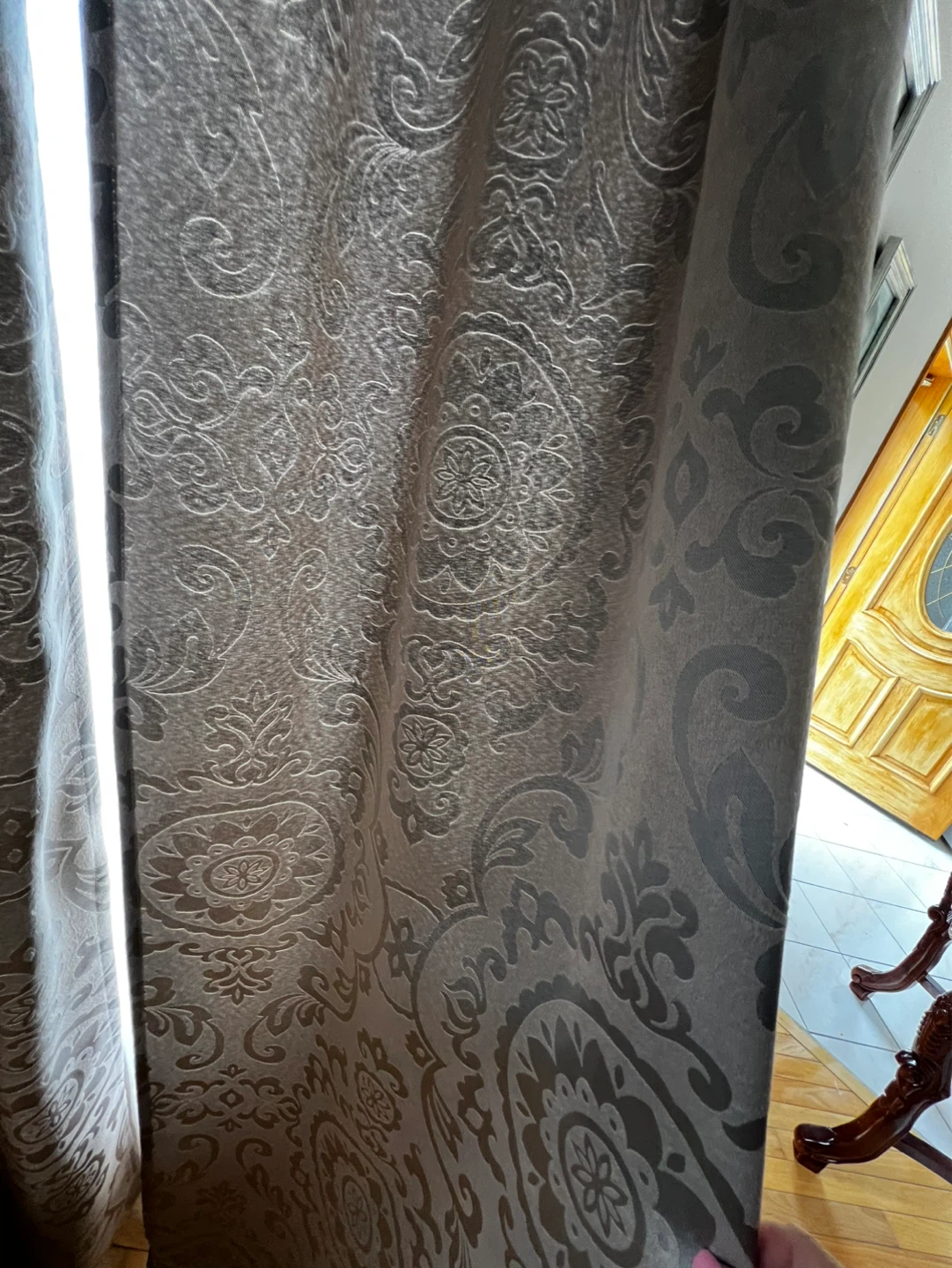 Curtains with Damask Pattern 8 pieces - photo 5